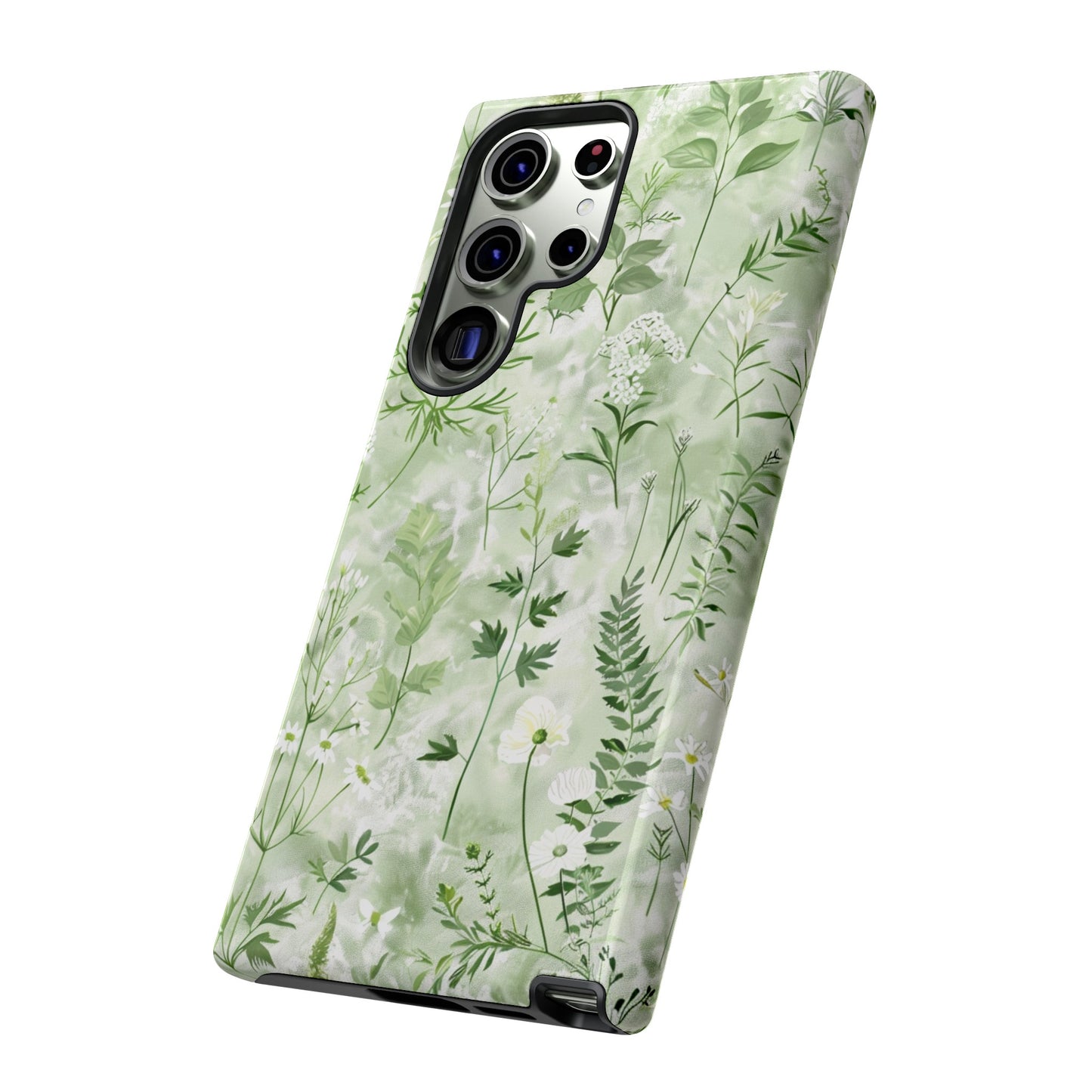 Floral Sage Green Wildflower Phone Case