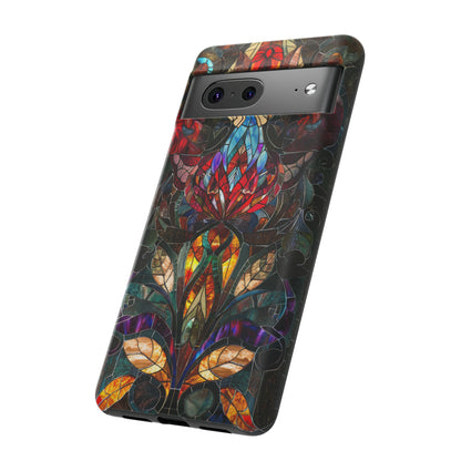 Art Deco Stained Glass floral Phone Case