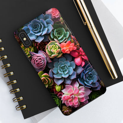 Succulent Desert Cactus Floral iPhone Case | Embrace the Beauty of Arid Elegance