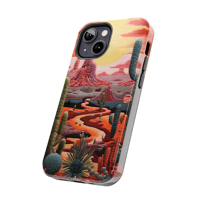 Cactus Desert Sunset Phone Case