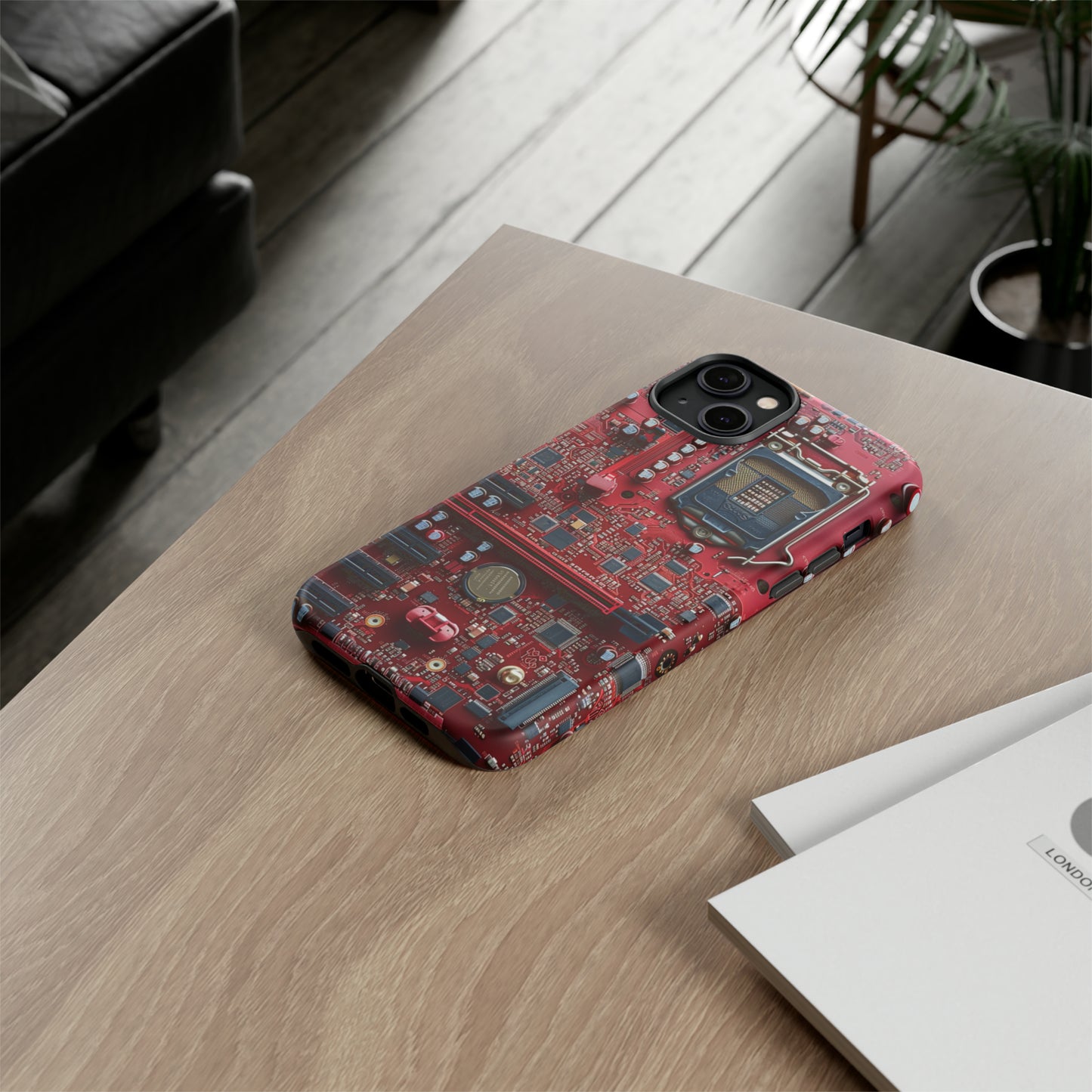 Open Circuit Naked Motherboard Technology Phone Case