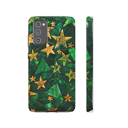 Green Celestial Stained Glass Mosaic Phone Case