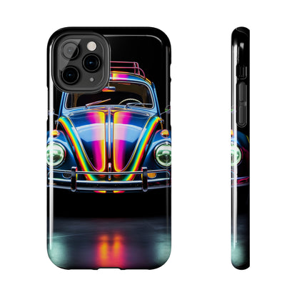 iPhone Case | Colorful Journeys: Psychedelic VW Bug iPhone Tough Case