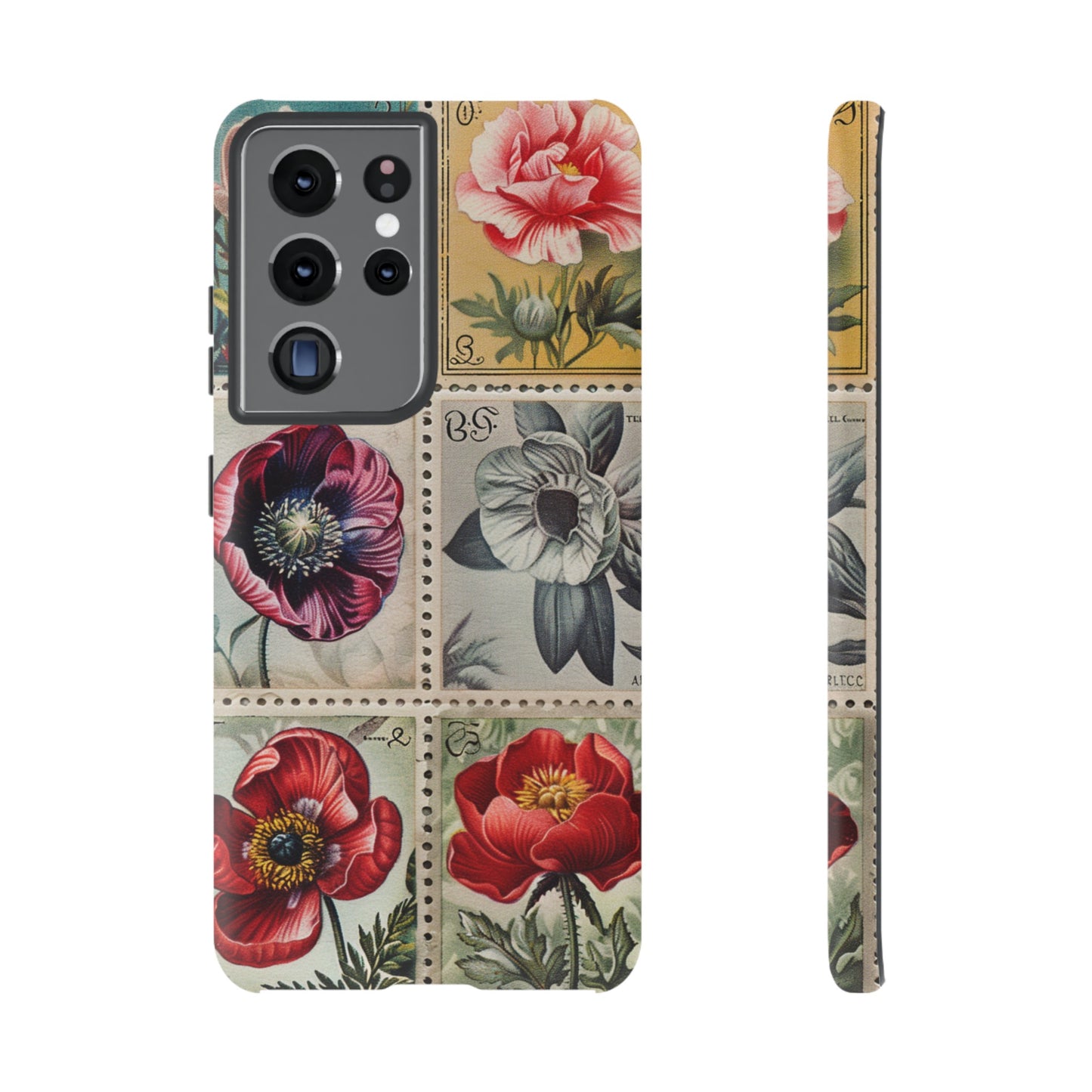 Vintage Floral Stamps Phone Case