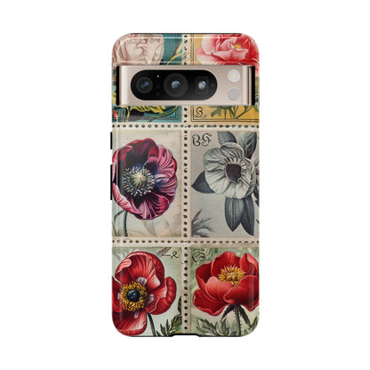 Vintage Floral Stamps Phone Case