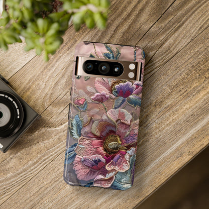 Coquette Embroidery Aesthetic Floral iPhone 14 Case