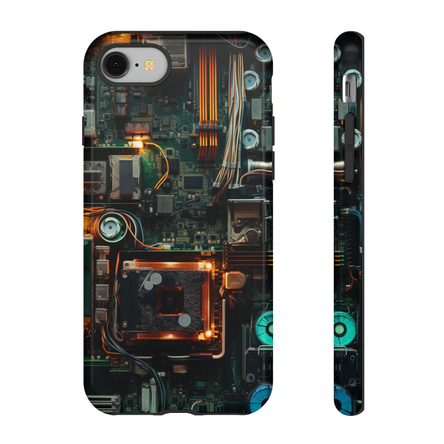 Circuit Board Themed Tough Phone Case