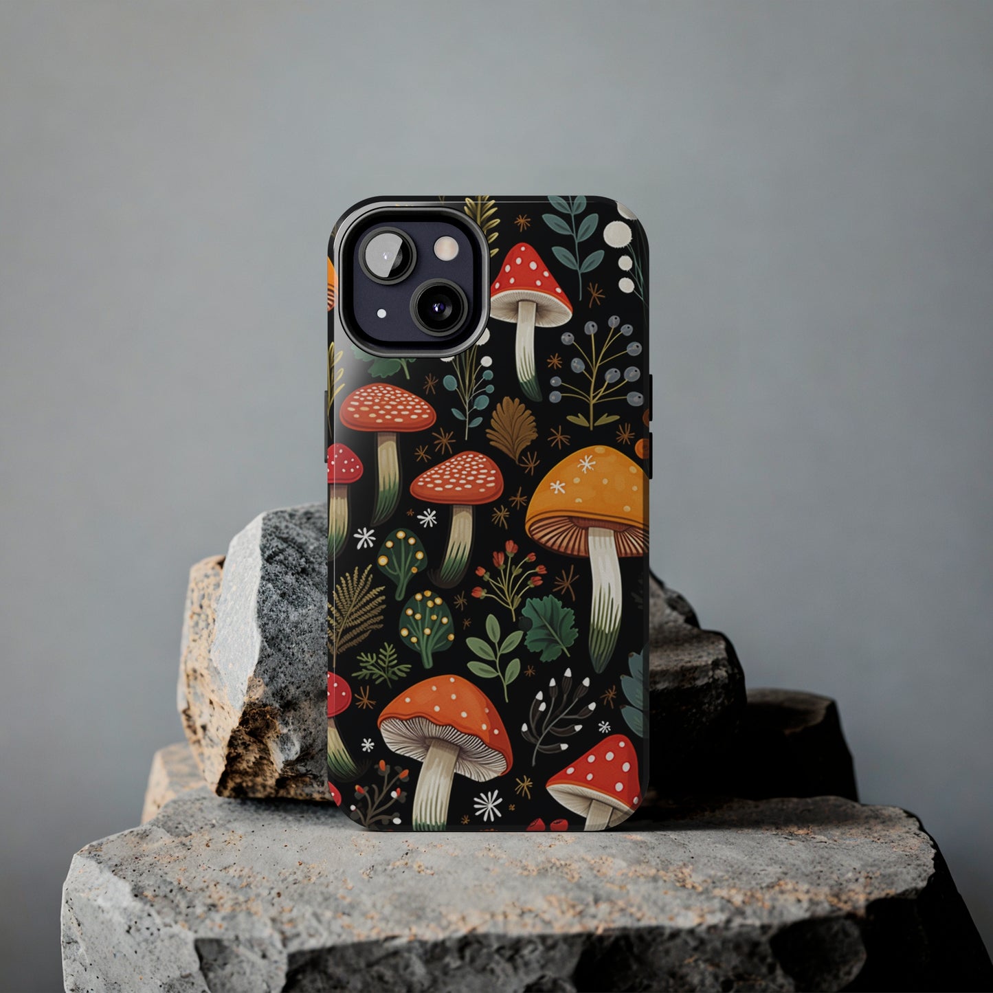 Psychedelic Magic Mushrooms Phone Case | Dive into Vintage Vibes