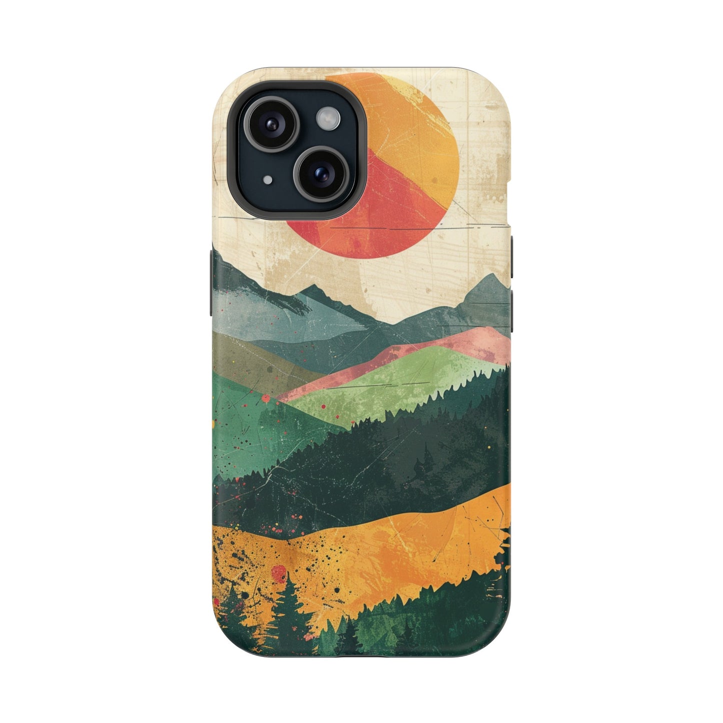 Endless Peaks Colorblock Mountain Case for iPhone 13