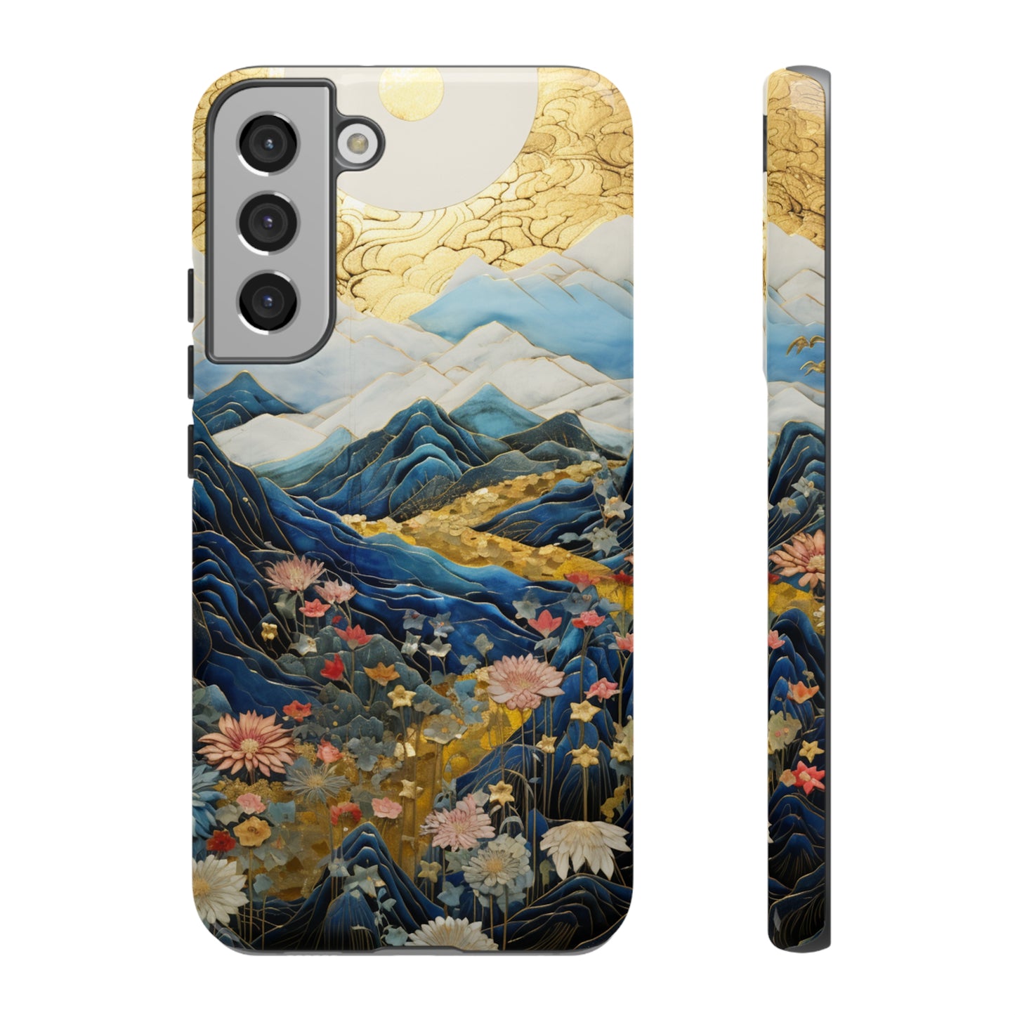 Chiyogami Floral Tough iPhone Case Japanese Boho