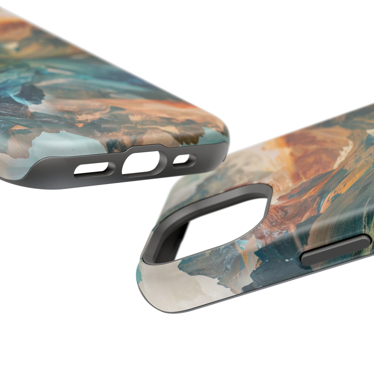 Reflections Mountain Sunset Lake MagSafe Phone Case