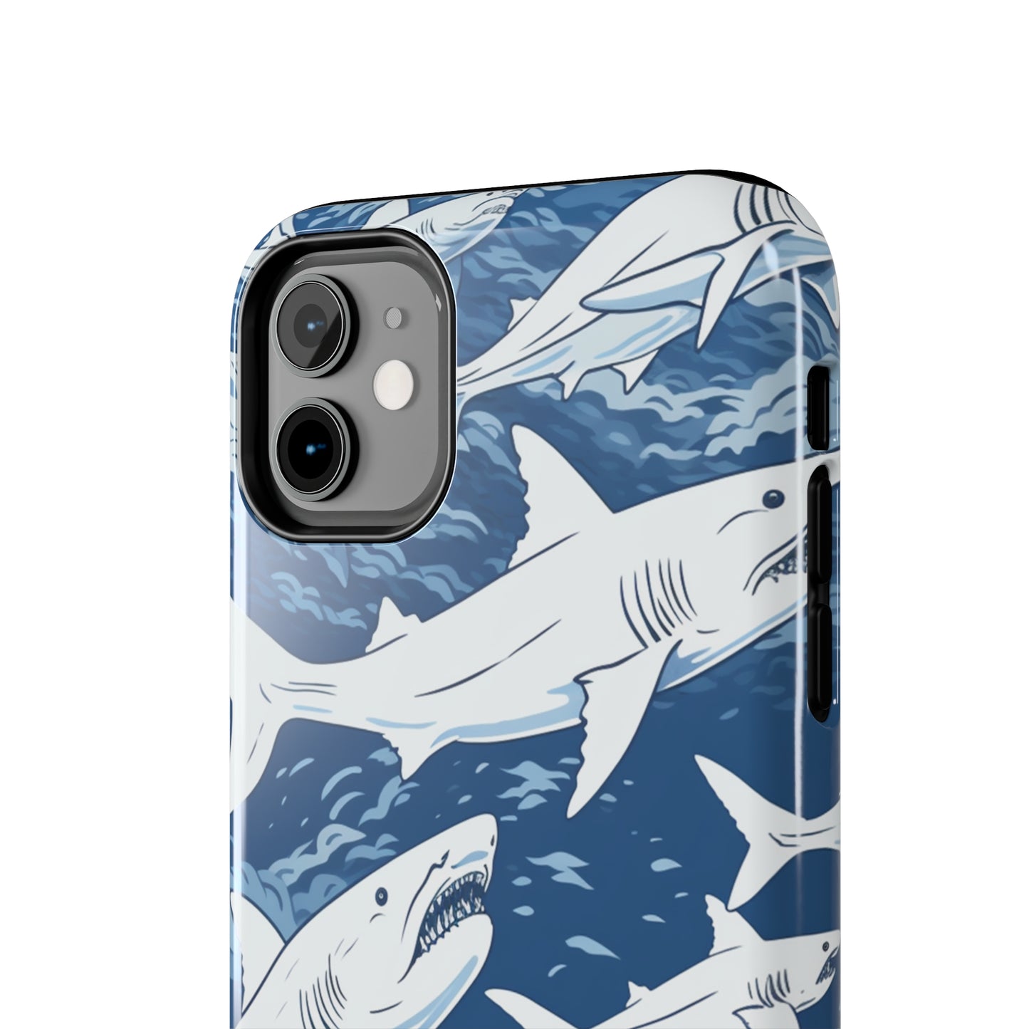 Shark Design: Dive into the Depths with an Aquatic Adventure iPhone Case