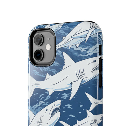 Shark Design: Dive into the Depths with an Aquatic Adventure iPhone Case