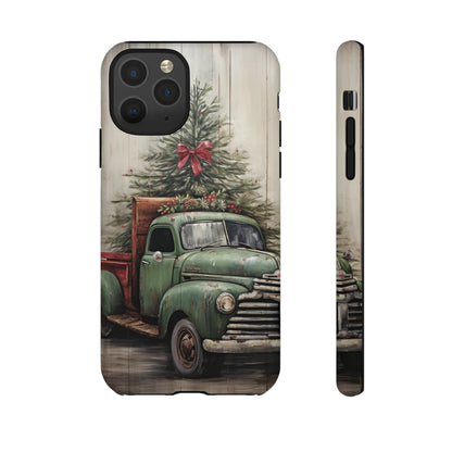 Christmas Pickup Truck Phone Case for iPhone