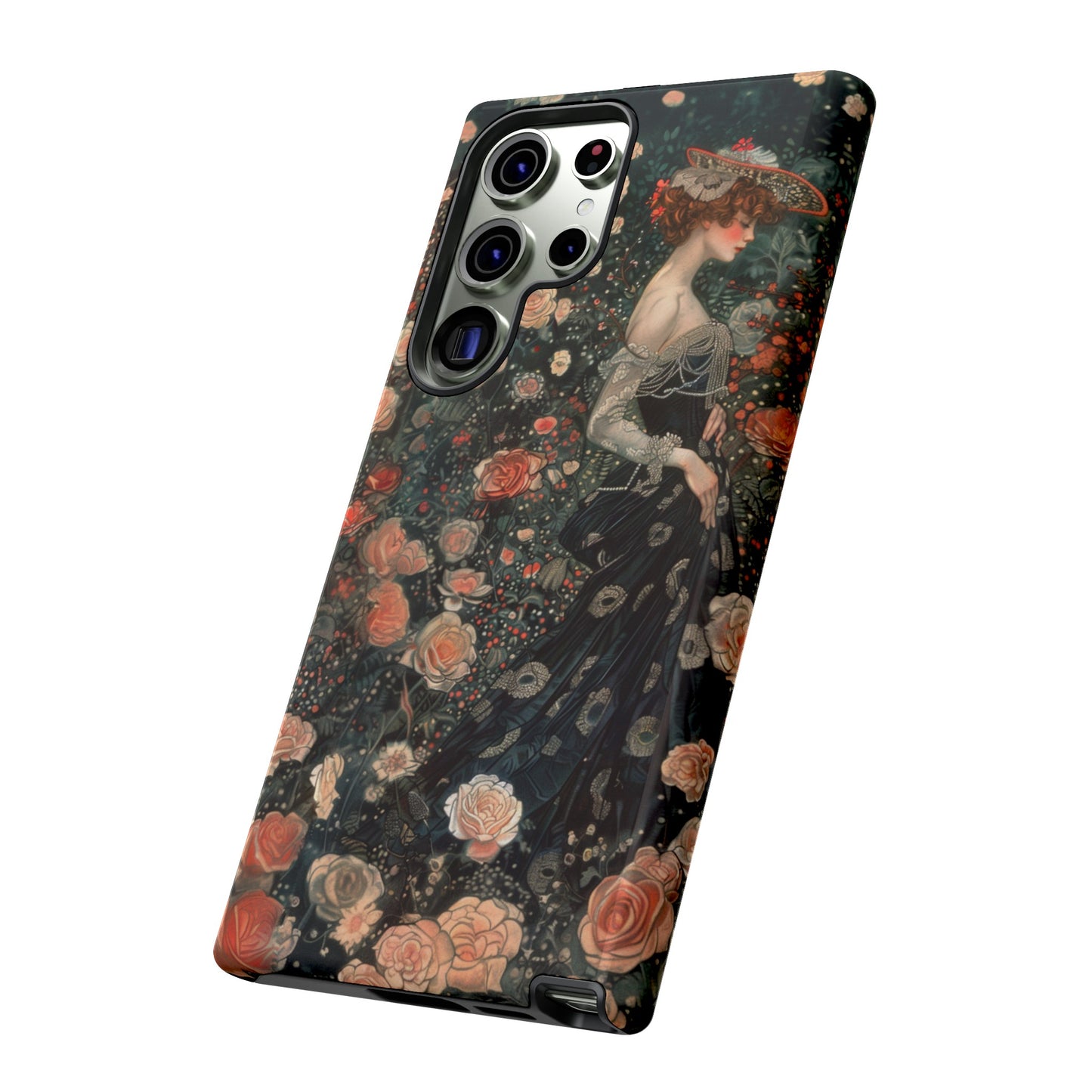 Art Nouveau French Floral Beauty Painting Phone Case