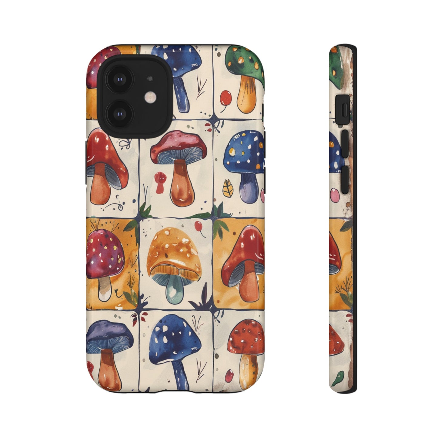 Trippy Magic Mushroom Toadstools Phone Case