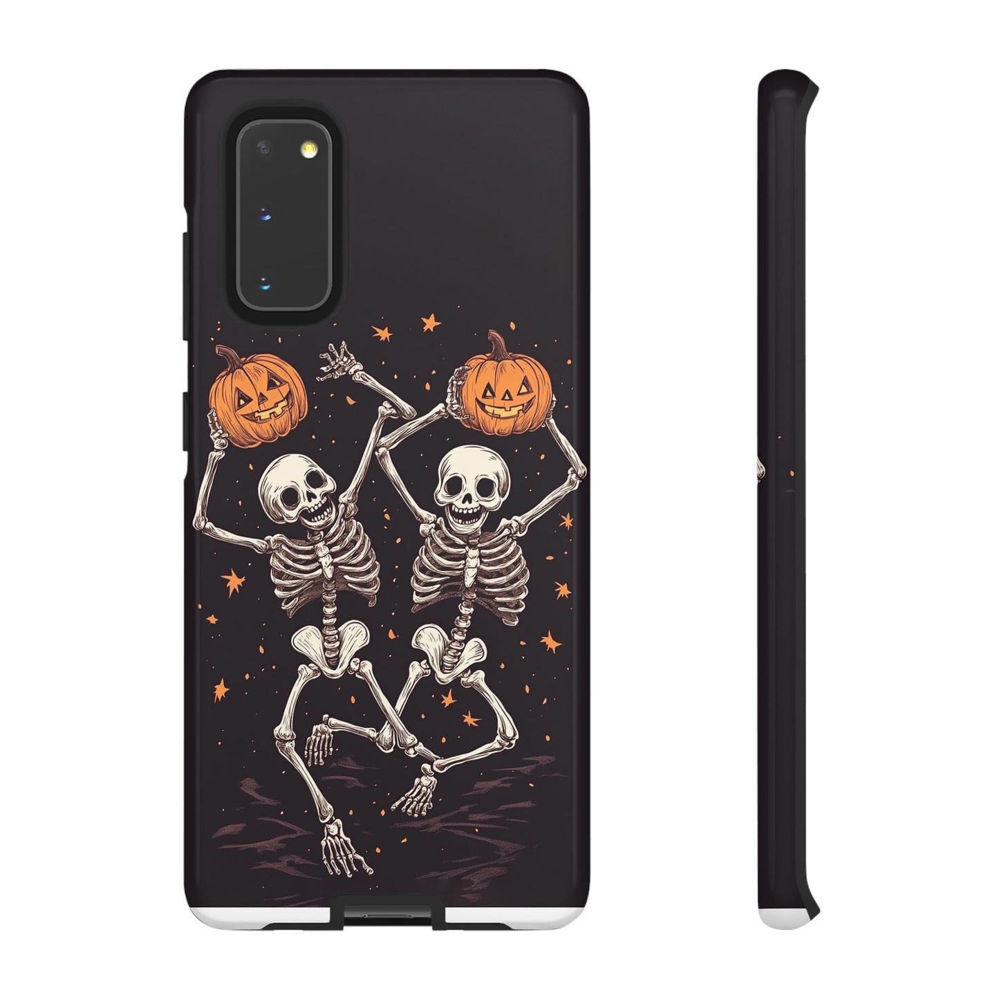 Dancing Skeletons with Jack-o'-Lanterns Phone Cover