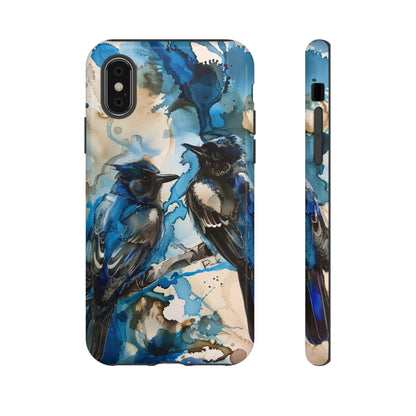 Blue Bird Watercolor Phone Case