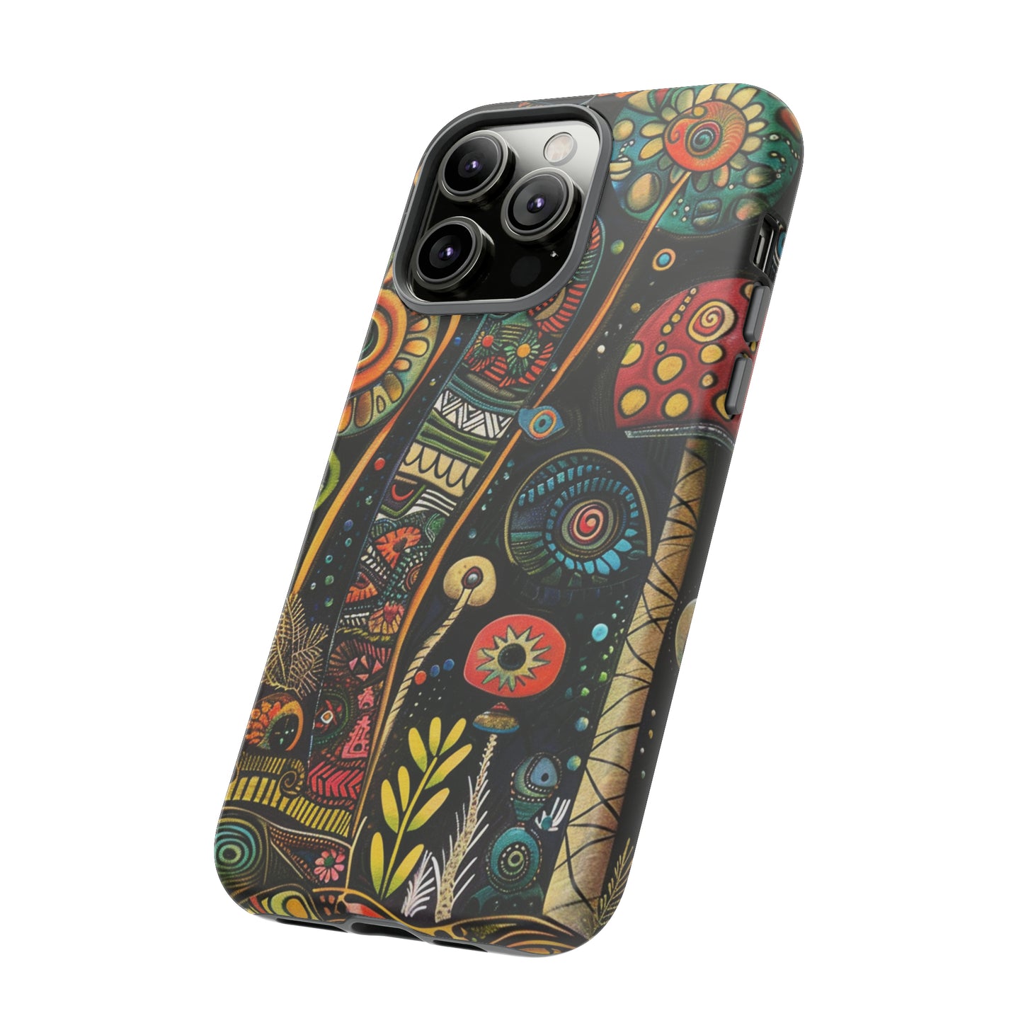 Retro 1960s Psychedelic Flowers Phone Case