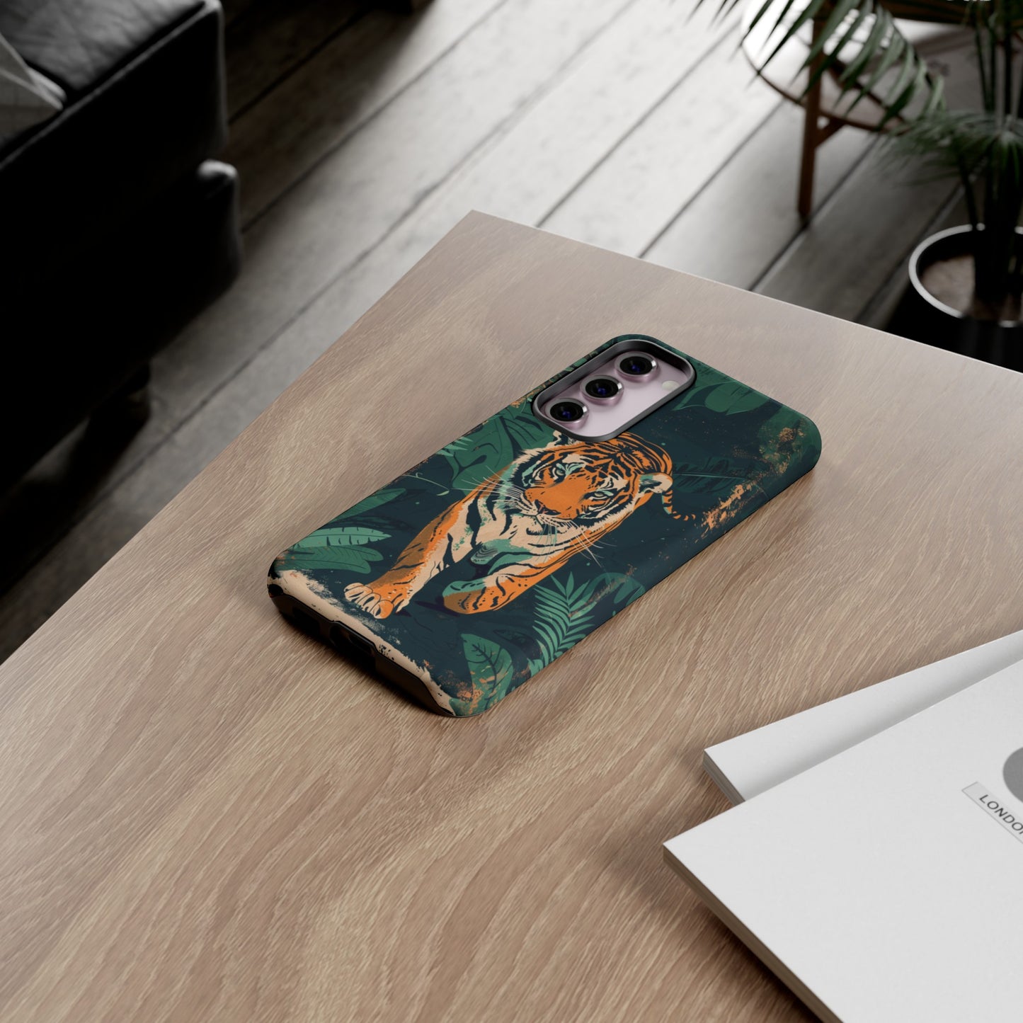 Retro Jungle Tiger Phone Case