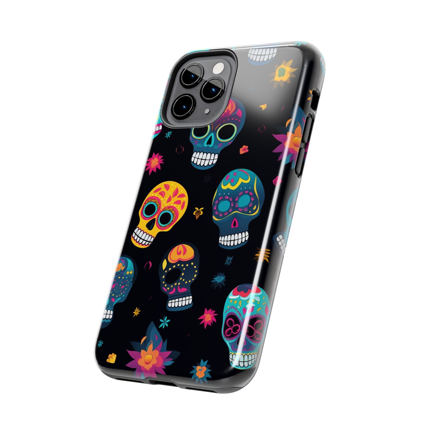 Sugar Skull iPhone Case | Day of the Dead Elegance for Apple iPhone Models