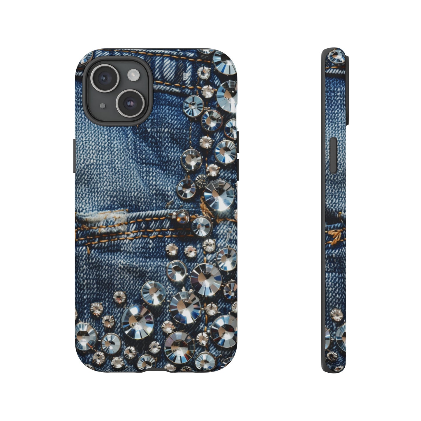 Blue Jean Queen Rhinestone Bling Phone Case