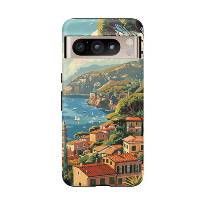 Elegant Riviera painting case for iPhone 14 Pro Max