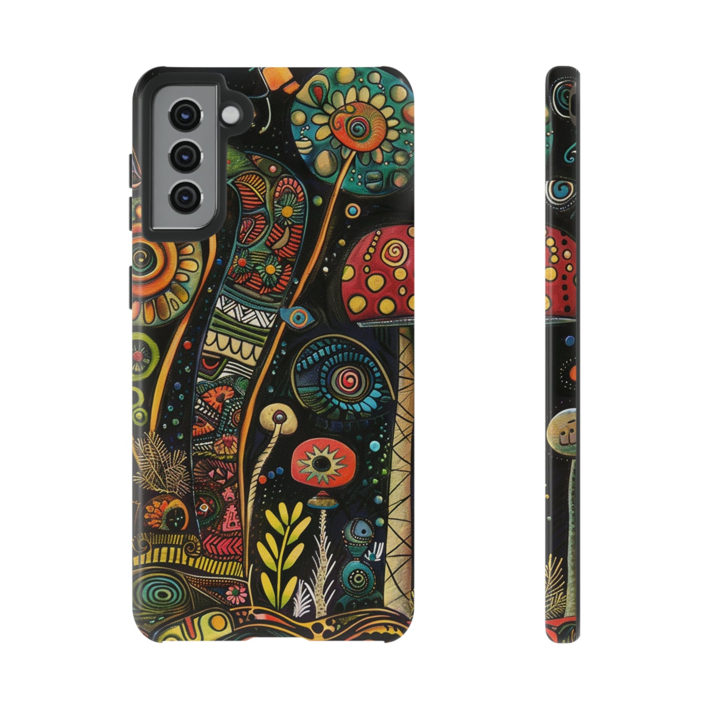 Retro 1960s Psychedelic Flowers Phone Case