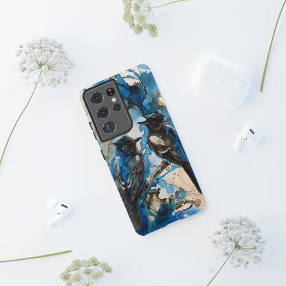 Blue Bird Watercolor Phone Case