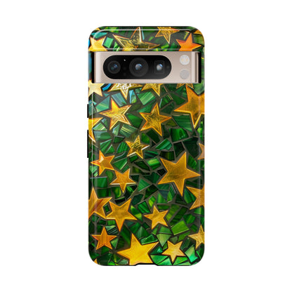 Green Celestial Stained Glass Mosaic Phone Case