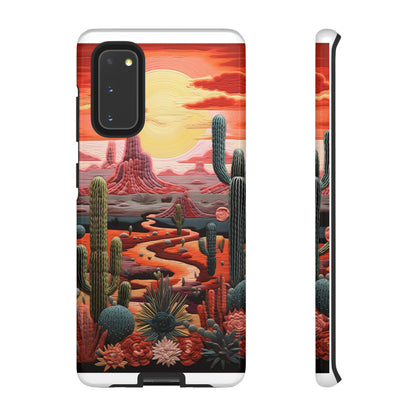 Cactus Desert Sunset Phone Case