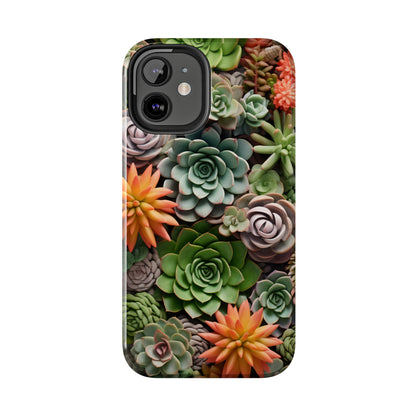 Succulent Desert Cactus Floral iPhone Case | Embrace the Beauty of Arid Elegance