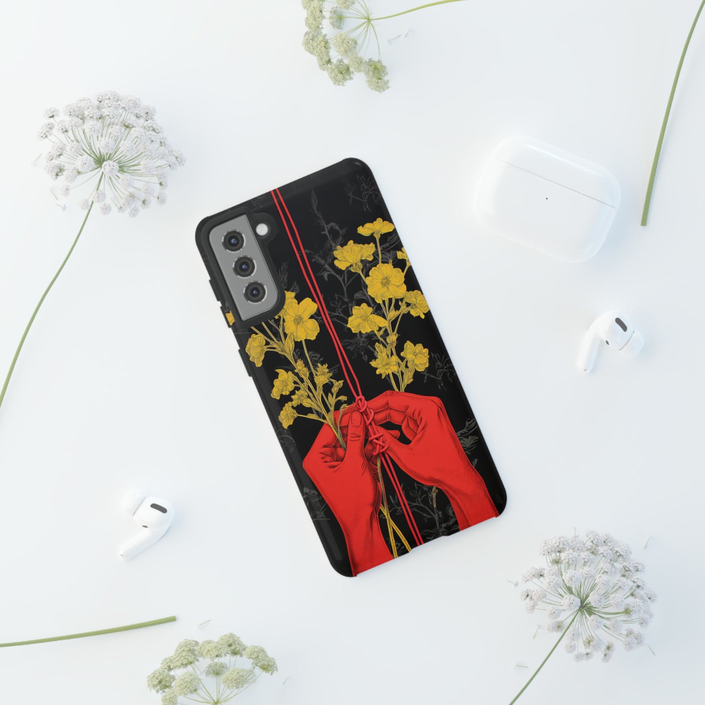 We Are All Connected Floral Phone Case