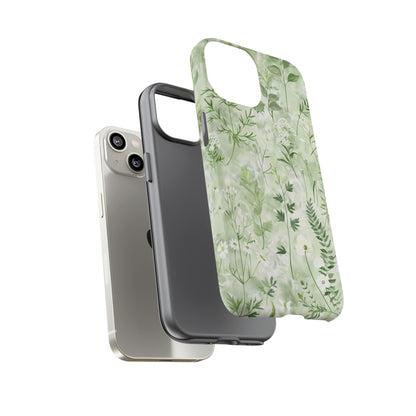 Floral Sage Green Wildflower Phone Case