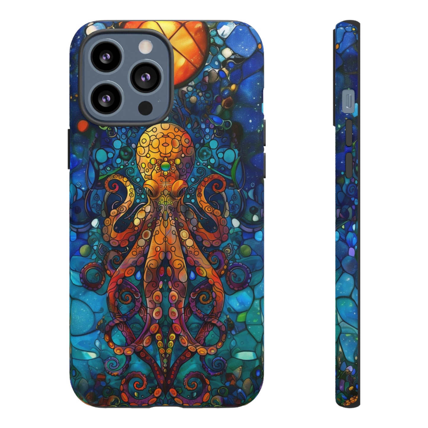 Octopus Stained Glass Undersea Magic Phone Case