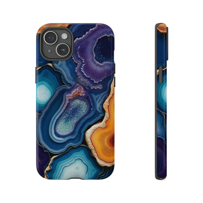 Agate Slice Geode Elegance: Natural Beauty Phone Case