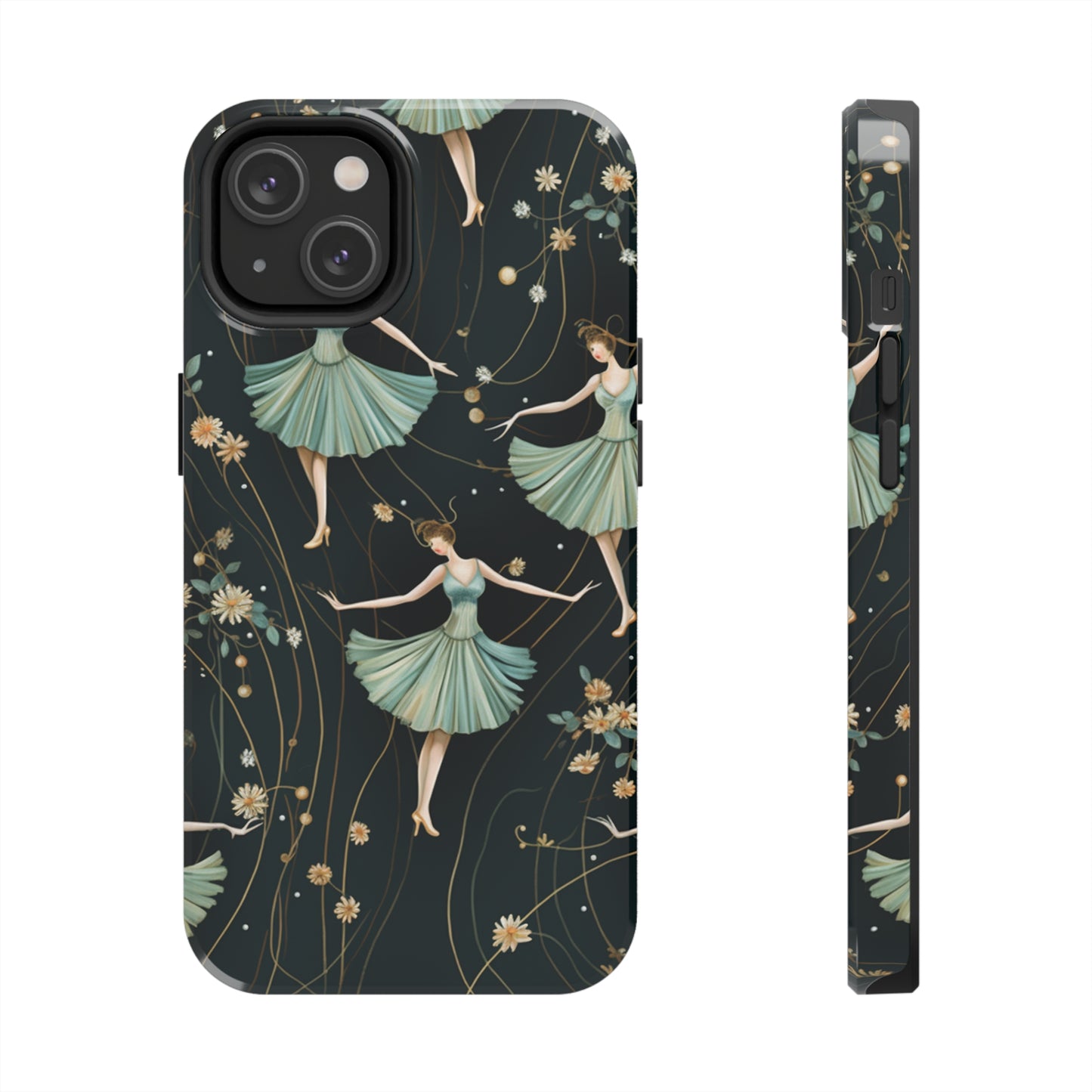 Vintage Style Dancing Ballerina iPhone Case | Embrace Elegance and Grace in Retro Charm