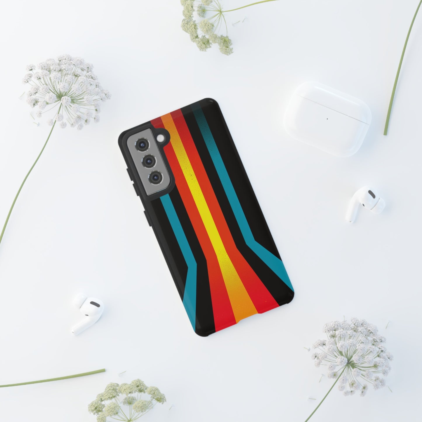 Retro Lines 1980s Flashback Phone Case