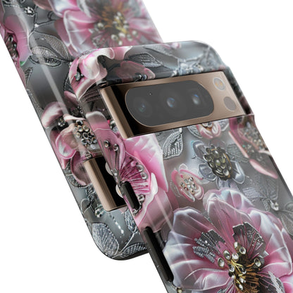 Coquette Aesthetic Floral Art iPhone 15 Case