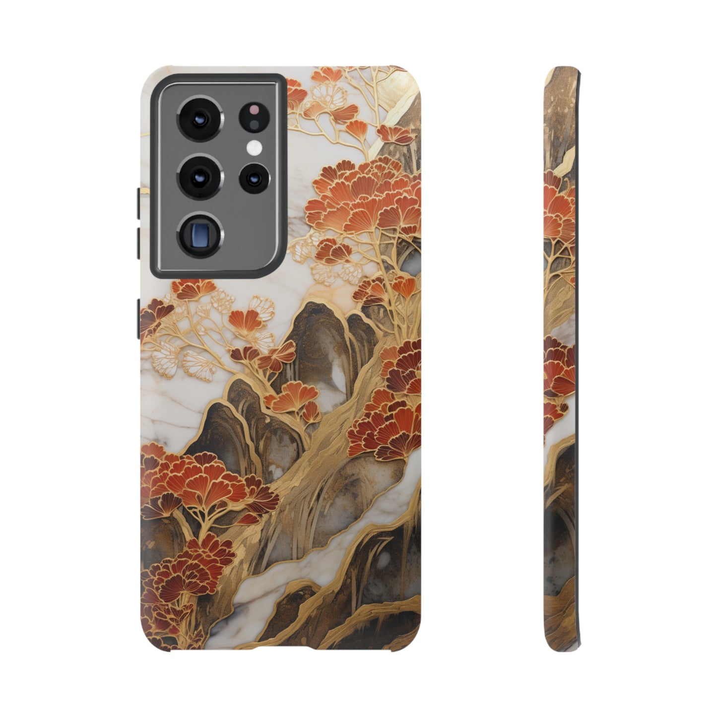 Chiyogami Floral Tough iPhone Case Galaxy S23 S22 S21 S20 Plus Ultra | Iphone 14 13 12 11 8 Pro Max Mini | Pixel 7 6 Pro 5 | Japanese Boho