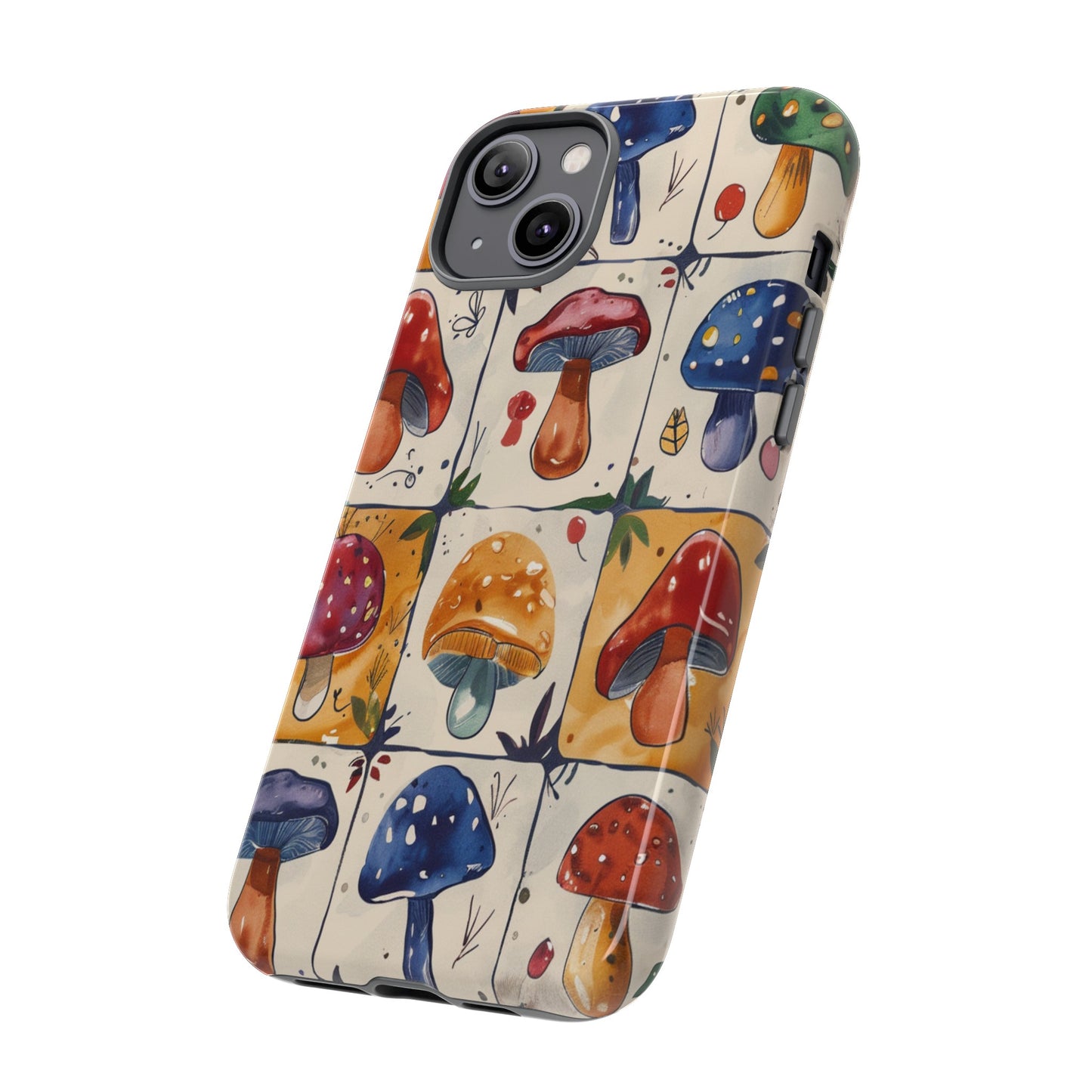 Trippy Magic Mushroom Toadstools Phone Case