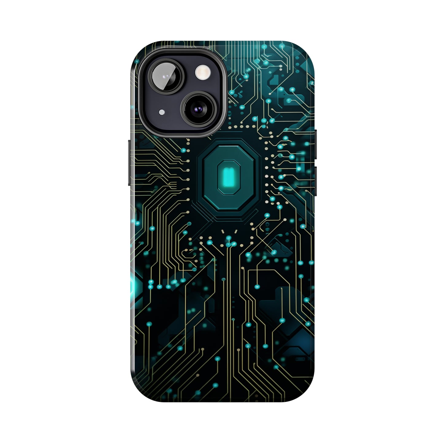 Neon Nexus: Cyberpunk Circuit Board | Futuristic Tech-Inspired iPhone Case