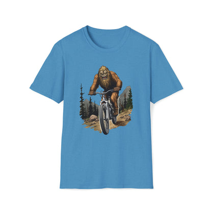 Ride Through the Woods with Bigfoot T-shirt: Unveil the Mountain Bike Adventure Shirt!