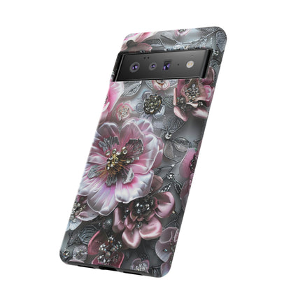 Coquette Aesthetic Floral Art iPhone 15 Case