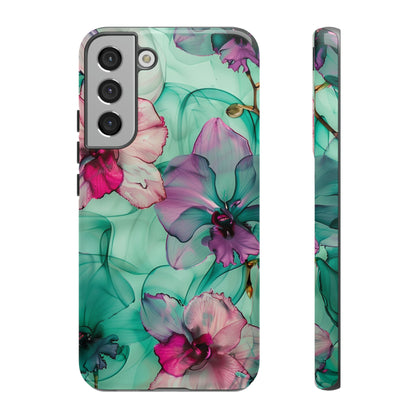 Watercolor Floral Orchids Phone Case