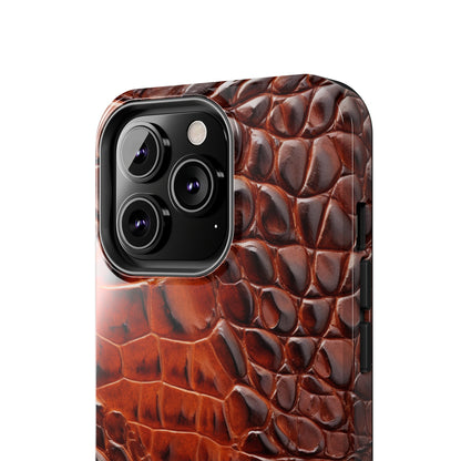 Alligator Skin Texture iPhone Case | Embrace Luxurious Style and Protection