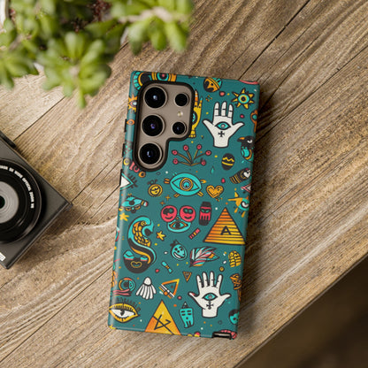 UFOs and Ancient Egypt Talisman Collage Phone Case