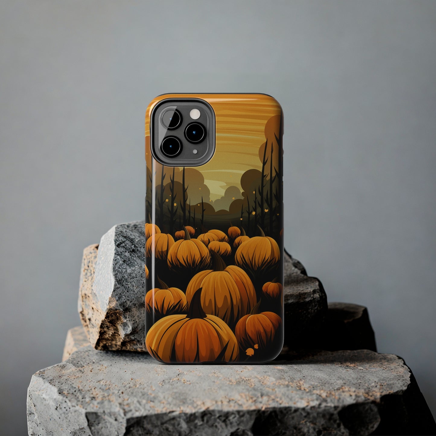 Halloween Fall Pumpkins iPhone Case | Embrace the Spooky Autumn Vibes