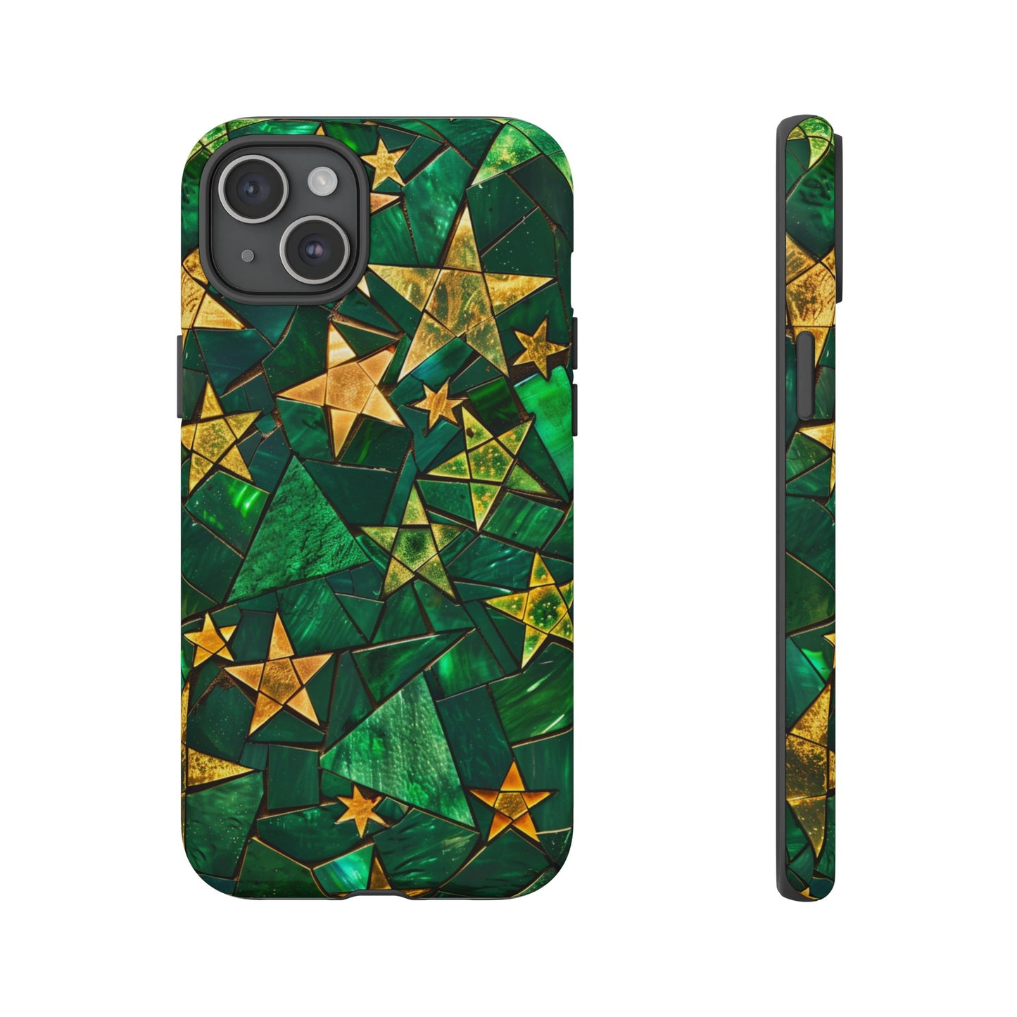 Green Celestial Stained Glass Mosaic Phone Case