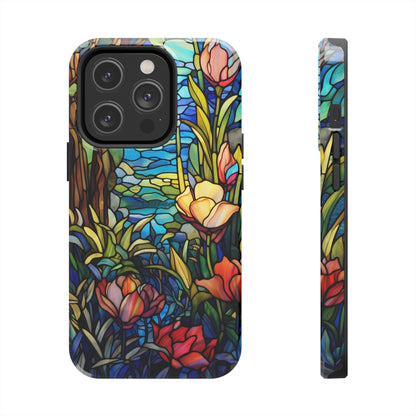 Elegant iPhone Protective Case with Floral Aesthetics